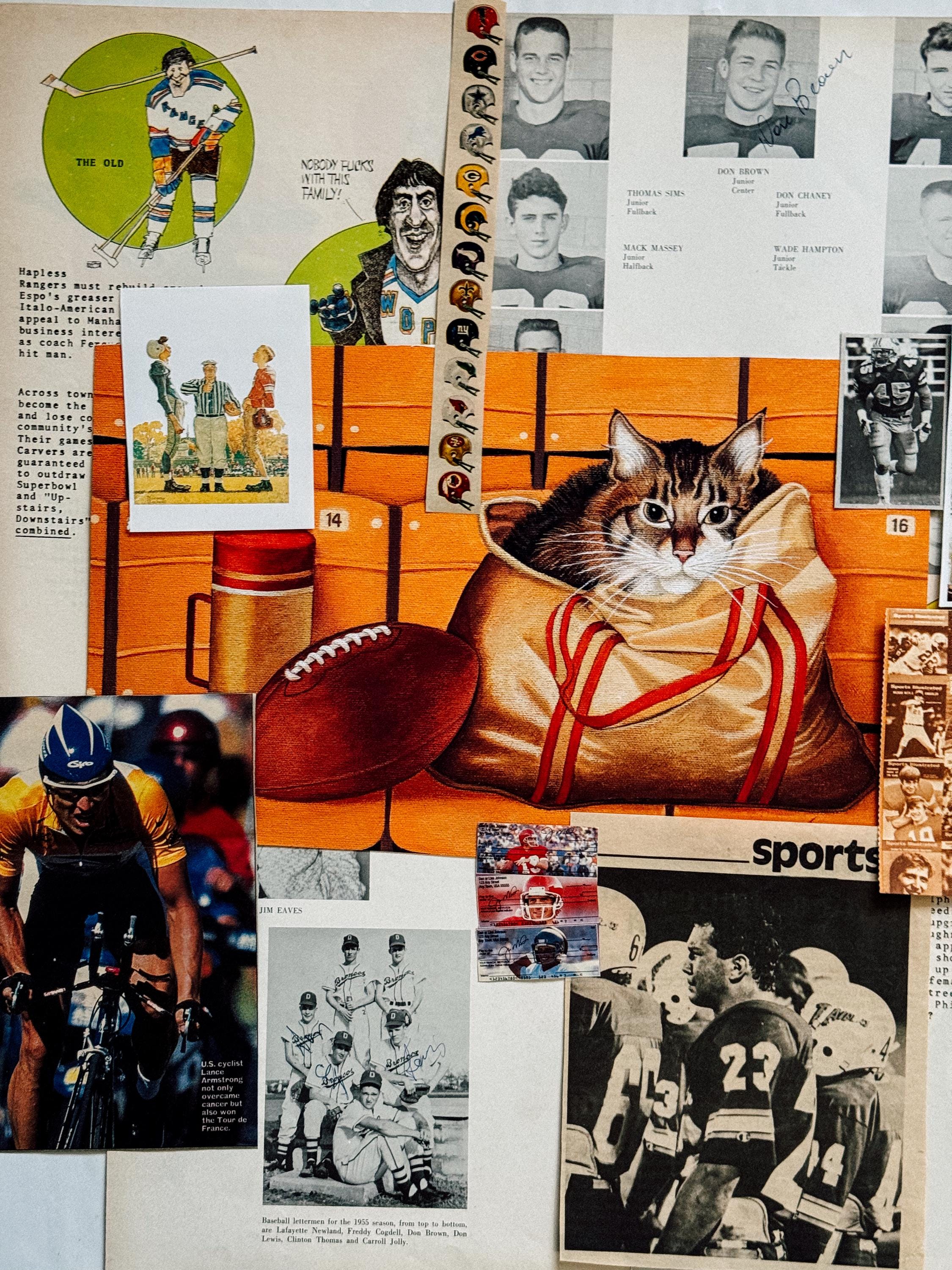 Lot Magazine Assorted Vintage Sports Ephemera Lot | Magazine Pages, Newspaper ...