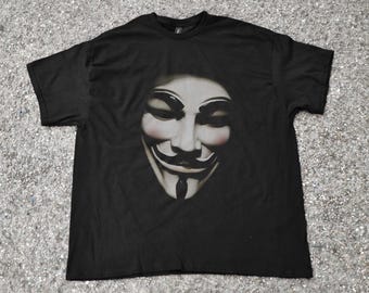 Camiseta unisex de V de Vendetta, camiseta de algodón para fans de los Wachowski, camiseta gráfica para amantes del cine, regalo para cinéfilos, camiseta para cinéfilos