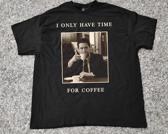 Dale Cooper Twin Peaks Inspired Unisex Tee, David Lynch Movie Fan Gift Shirt, Cotton T-Shirt, Graphic Tee, Pop Culture Tee, TV Show Shirt
