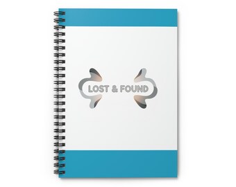 Lost & Found arrow design Spiral Notebook | Ruled Notebook