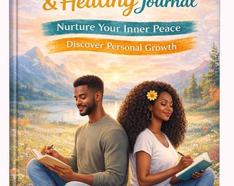 Self Love Healing Journal Printable | Mental Health Workbook | Inner Healing Journal | Self Care Planner | Guided Journal PDF
