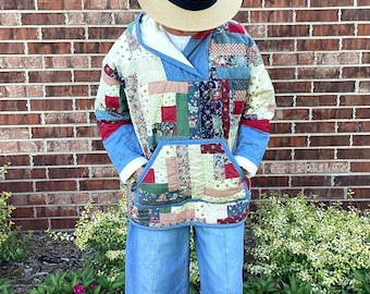 Quilted Hoodie - VINTAGE QUILT