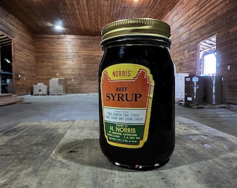 Cane syrup Norris best vintage louisiana high brix