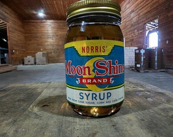 Cane Syrup Norris Moonshine vintage louisiana high brix