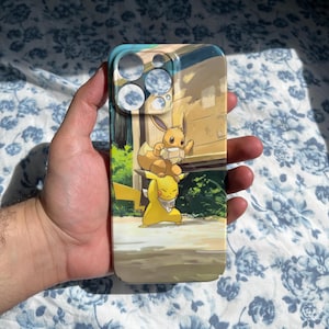 Pika Anime Manga iPhone Case for iPhone 15 14 13 12 11 Pro Max XS XR Mini 7 8 Plus & Samsung S21 S22 S23 Ultra Google Pixel 8 Pro Case