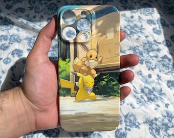 Custodia per iPhone Pika Anime Manga per iPhone 17 15 14 13 12 Pro Max XS XR Mini 7 10 Plus e Samsung S23 S24 S25 Ultra Custodia per Google Pixel 10 Pro
