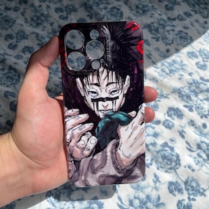 JJK Anime Manga iPhone Case for iPhone 15 14 13 12 11 Pro Max XS XR Mini 7 8 Plus & Samsung S21 S22 S23 Ultra Google Pixel 8 Pro Case