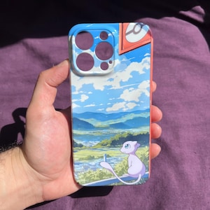 Mew Anime Manga iPhone Case for iPhone 15 14 13 12 11 Pro Max XS XR Mini 7 8 Plus & Samsung S21 S22 S23 Ultra Google Pixel 8 Pro Case