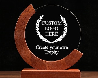 Personalisierte klare Preisplakette, Trophäenpreis, Firmentrophäenpreis, benutzerdefinierter Preis