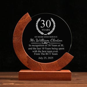 Placa de premio transparente personalizada, trofeo, trofeo corporativo, premio personalizado