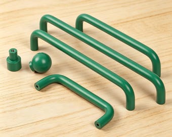Green Cabinet Door Pull Handle, Drawer Knob, Wardrobe Hardware, Kitchen Hardware