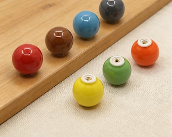 Colorful Ball Ceramic Knobs,Dresser Drawer Handles Colorful Knobs,Children Closet Knob,Kitchen Cabinet Pulls,Door Handle Modern Hardware
