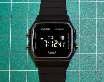 VERY RARE Vintage 1980s Casio W-600 Solar Diver Watch, Made in