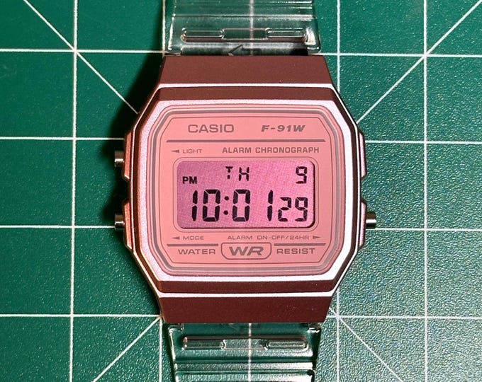 Cherry Blossom - Deluxe Custom Modded Casio F91W