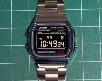 レトロ カシオ A201 モジュール 103「ブルー サンダー」デジタル