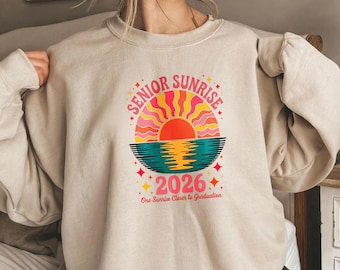 Senior Sunrise 2026 Shirt, Sunrise Closer To Graduation Tee, Funny Grad Gift, Class of 2026 Gift, Senior 2026 Tee Shirt,Sunrise Closer Shirt