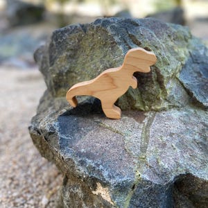Handmade Wooden Dinosaurs, Wooden Trex, Handmade wooden animals, Montessori toys, Natural toys, Sustainable, Open ended play, imagination