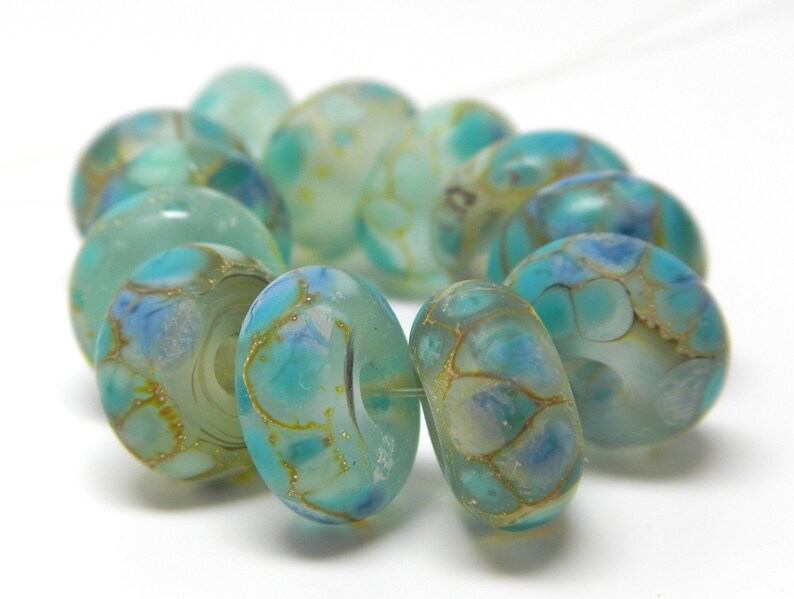 Made to Order 12 sea glass collection...larimar lookalikes Etsy