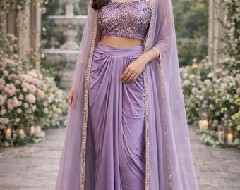 Embroidered Palazzo Jacket Set – Indian Wedding Outfit
