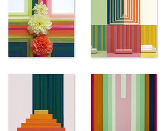 Geometric Abstract Art Prints: Digital Download