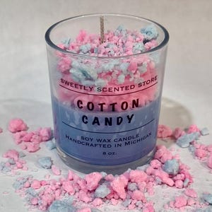 Cotton Candy | 8 oz. Soy Wax Candle
