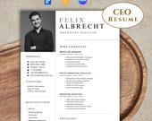 Business Manager Resume Template | Editable in Word, Pages, Canva