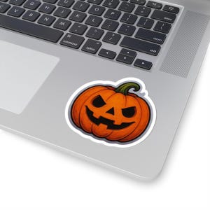 Halloween Kiss-Cut Stickers, Spooky Season Decals, Trick or Treat Label, October Party Supplies, Autumn Scrapbook Decor