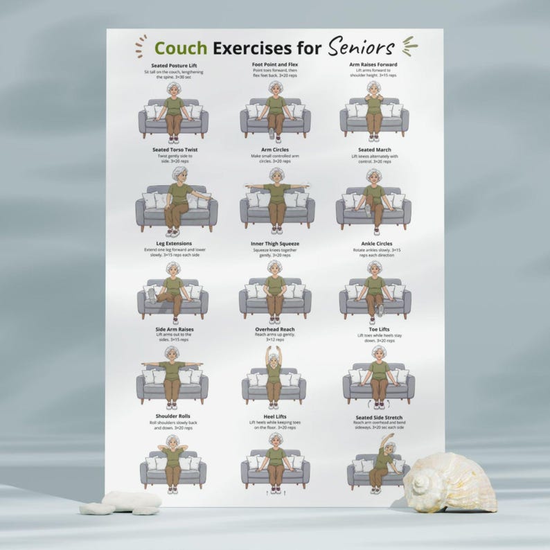 Buy Couch Exercises for Seniors, Seated Chair and Sofa Exercises at ...