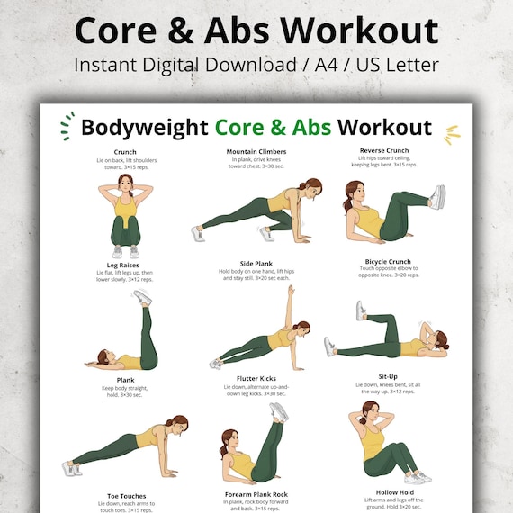 Core Exercises At Home