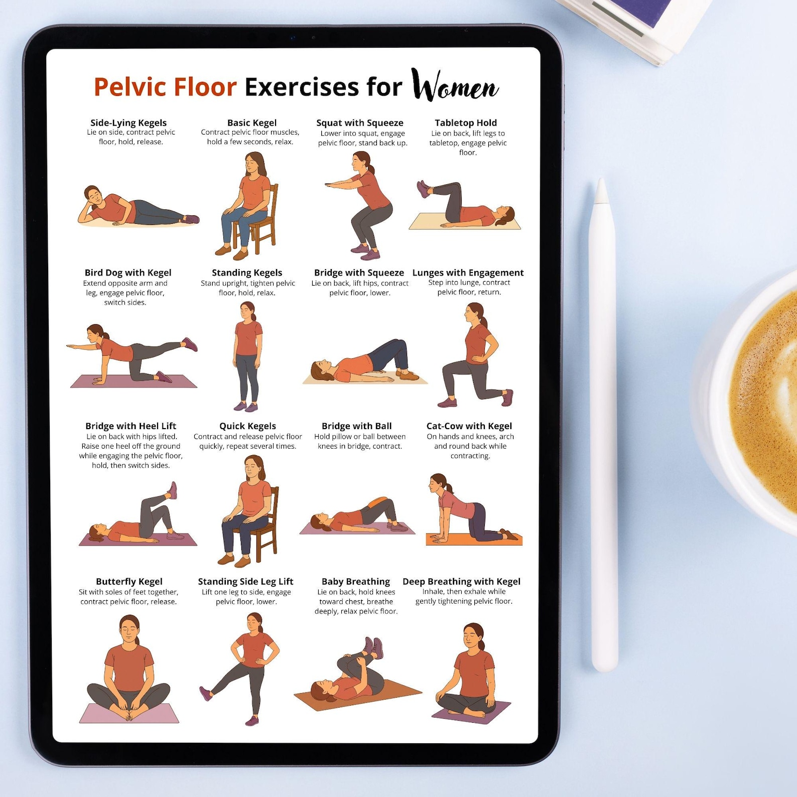 Pelvic Floor Exercises Chart For Women Kegel Exercise Printable pelvic-floor-exercises-chart-for-women-kegel-exercise-printable