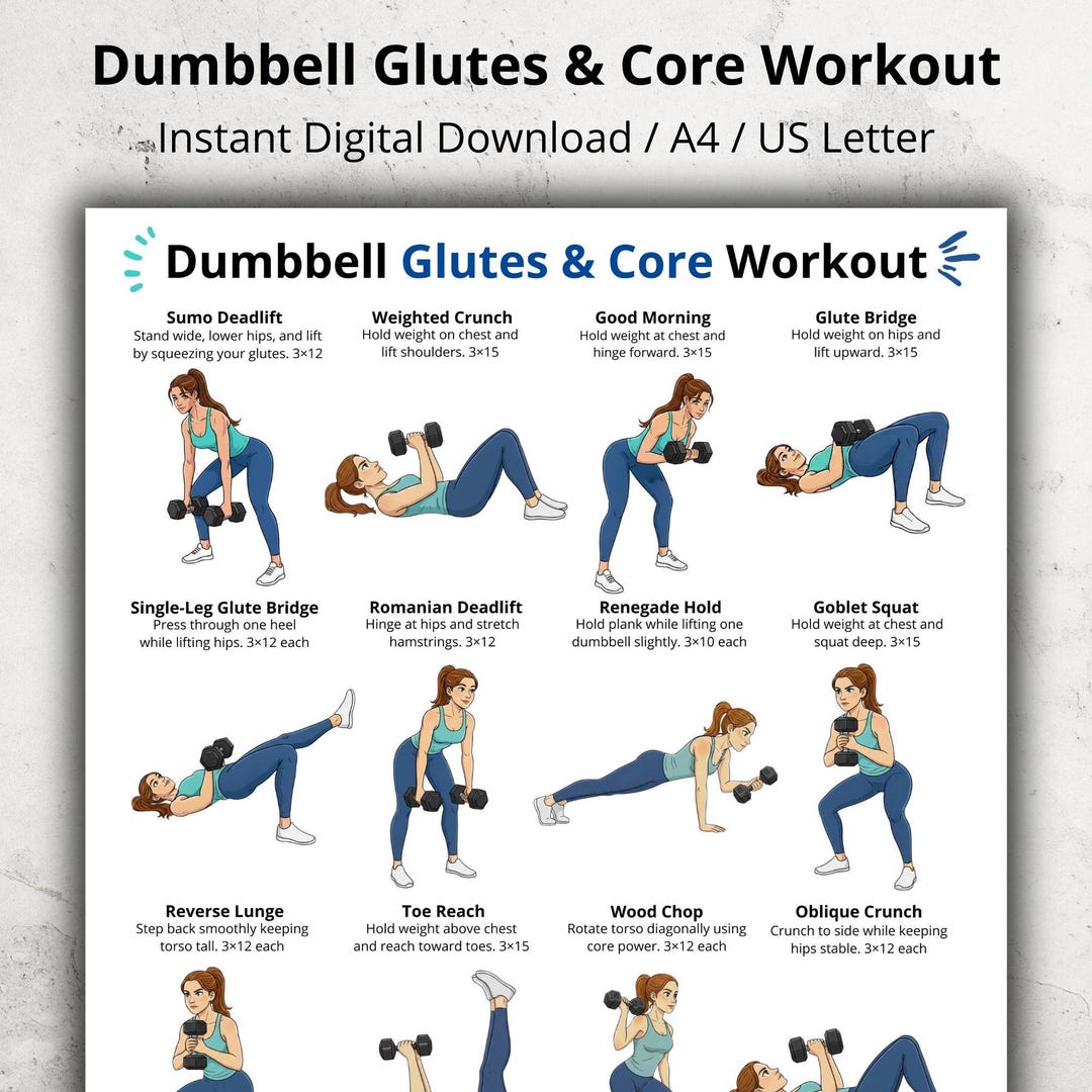Glute Workout Dumbbell: Build Stronger Glutes Fast