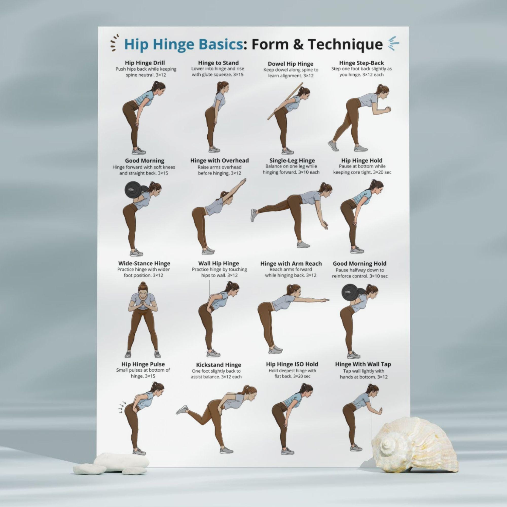 Step Back And Hinge Exercise