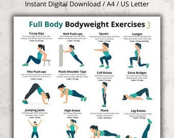 50 Cartes D'exercices Sans Matériel - Programme Fitness Maison Pour Abdos, Fessiers, Bras, Cardio