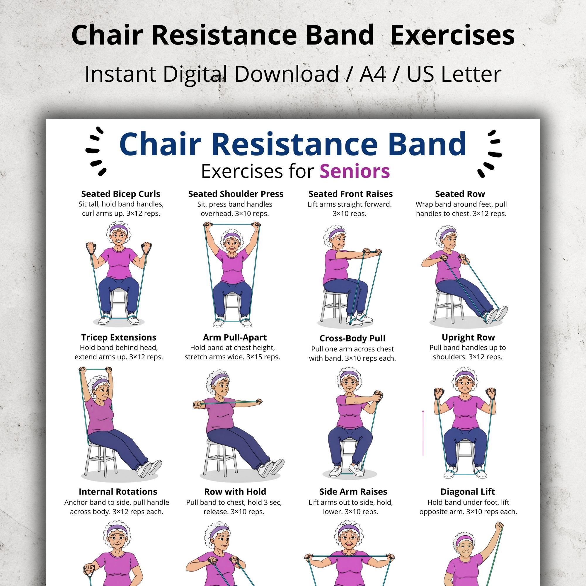 how to build strength at home after 50 using simple exercises and resistance bands