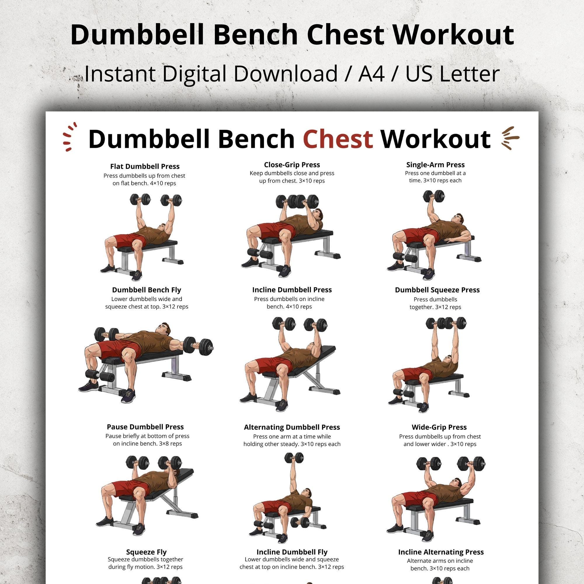 upper body workout chest and back exercises at home