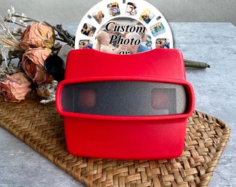 Personalisierter ViewMaster, Sucher Reel: Personalisiertes Foto Geschenk zum Muttertag, nostalgische Erinnerung,