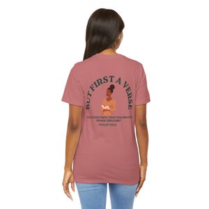 Inspirational Graphic Tee, Unisex T-Shirt, Bible Verse Shirt, Motivational Top, Faithful Apparel