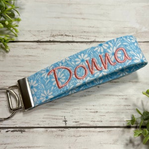 Personalized fabric keychains clearance
