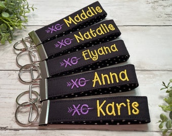 Cross Country Personalized Sports Tag / Sports keychain / Monogrammed Key fob / XC bag tag / team gift/ Coach gift/ Soccer ID tag/ Bag Tag