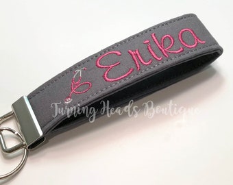 Stethoscope Nurse Personalized Keychain / Design your own Monogrammed  Key Fob with Stethoscope /  Nurse Appreciation/ gifts under 15