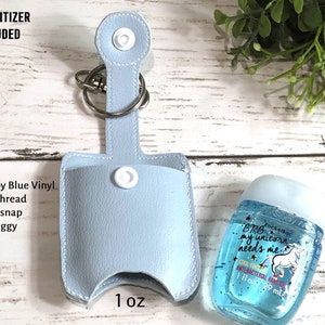 Personalized Hand Sanitizer Holder/PocketBac / 1 oz or 2 oz/ Vegan leather/ custom sanitizer case/ gift for bridesmaids, teachers, friends image 9