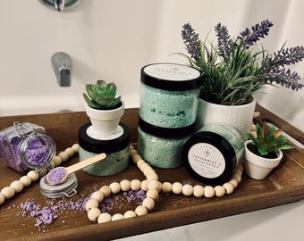 Peppermint and Eucalyptus - All-Natural Bath Salts - Pure Relaxation, Clean Ingredients