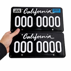 License plate kit Custom Number & Letter Decorative Vinyl Decals