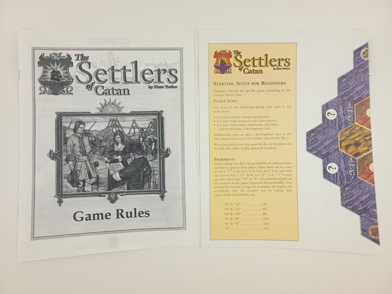 Settlers Of Catan Rules