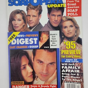 SOAP OPERA UPDATE December 13 1994 Jaime Lyn Bauer Mark Valley Melissa Reeves