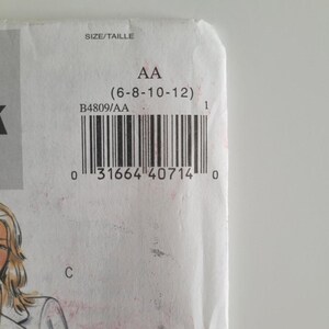 Butterick 4809 Easy Sewing Pattern for Jacket With Fancy Trim and ...