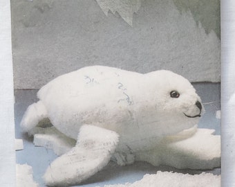 Baby Seal Pattern - Vintage Sewing Pattern for Cute Soft Toy - Stuffed Animal Pattern - Style 2831 G