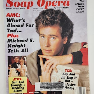 Soap Opera Magazine February 1995, Vol. 5 No. 6, Y&R, DOOL, ATWT, GH