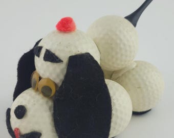 Robert Harrop, Doggie People, CC33 Golden Retriever Playing Golf