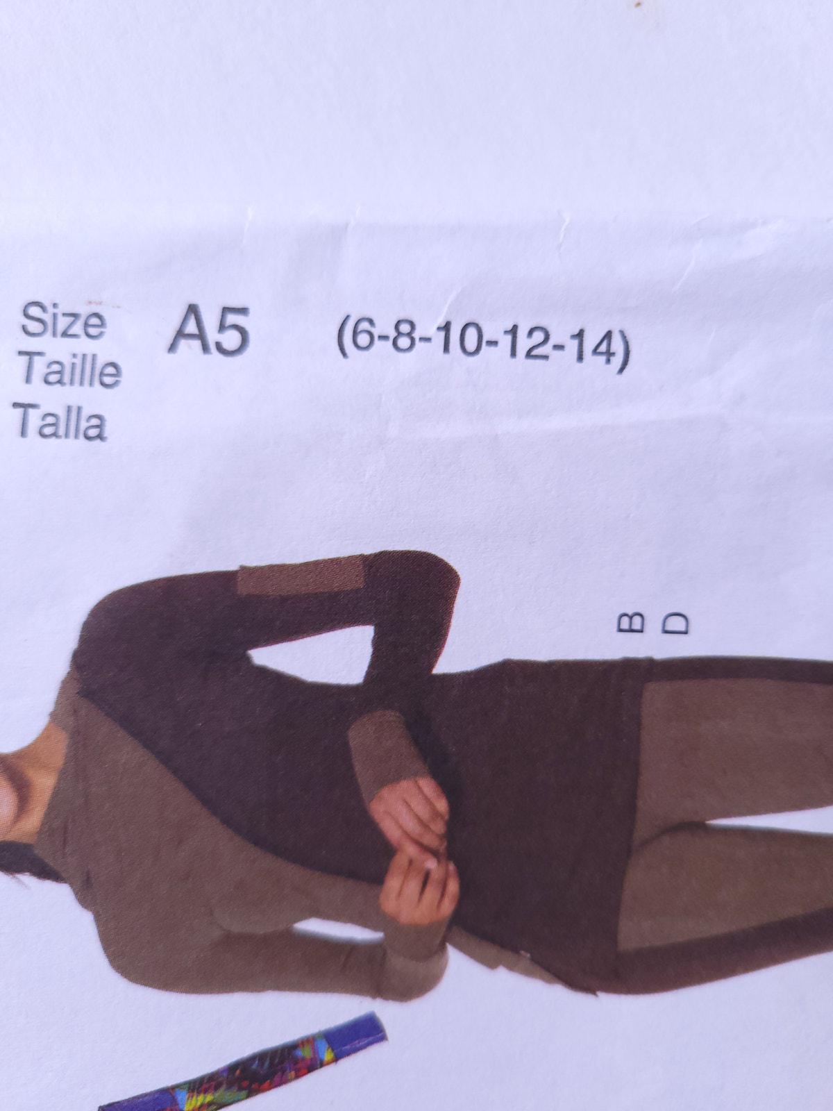 Sewing Pattern for Athletic Hoodie Jacket & Leggings, B30.5 to B36 ...